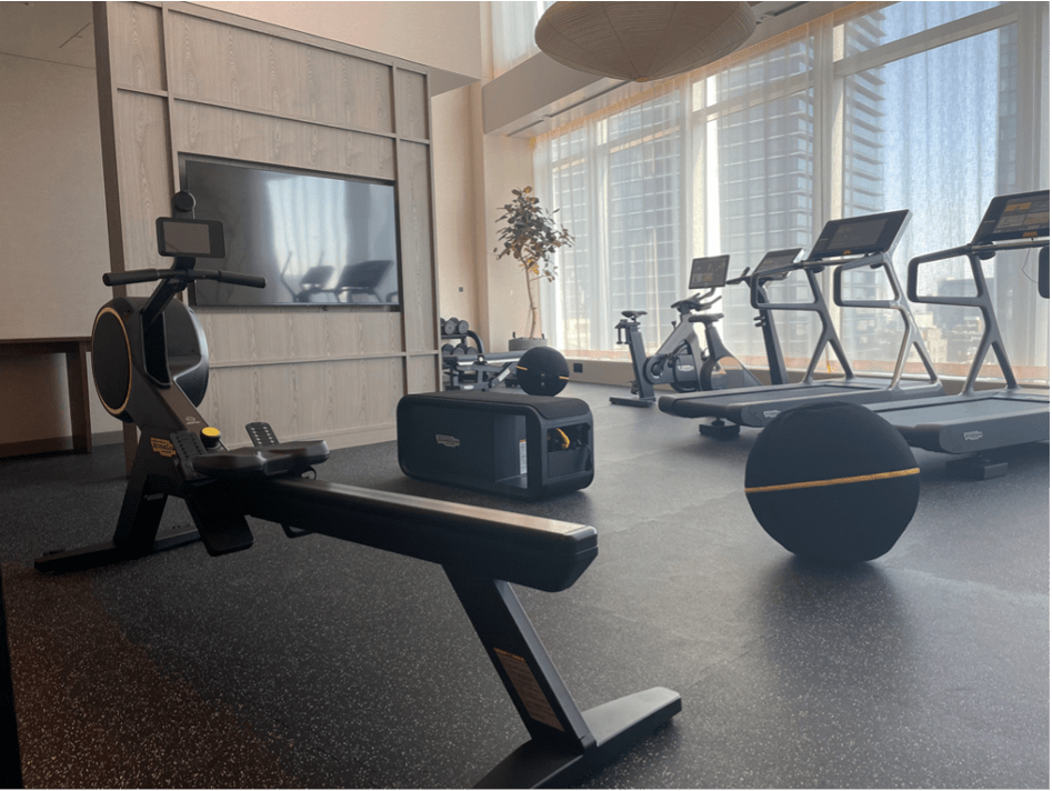 ホテル虎ノ門ヒルズ 期間限定ジムにTECHNOGYM HOME WELLNESS
