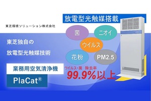 エヌエスティ・グローバリスト、業務用空気清浄機「PlaCat®」販売開始 放電型光触媒の技術で、ウイルスや菌、カビなどを除去