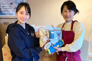 カーブス、全国約15万3千人から寄せられた食品約214トンを769の福祉施設・団体へ