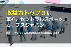 収益力トップ3に東祥、セントラルスポーツ、カーブスジャパン<br />